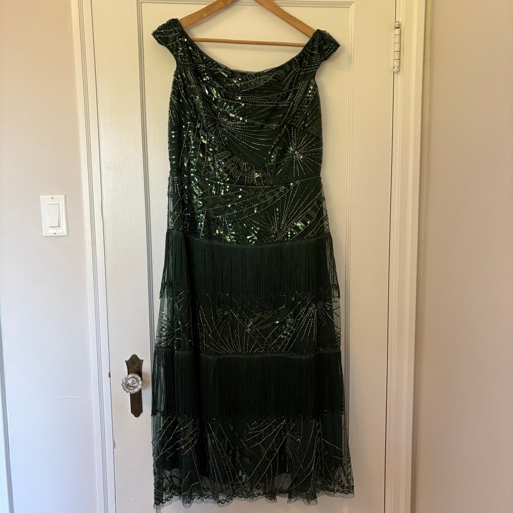 Stunning Emerald Sequin Gown